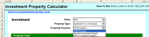 How to use PR & NRAS investment property calculations